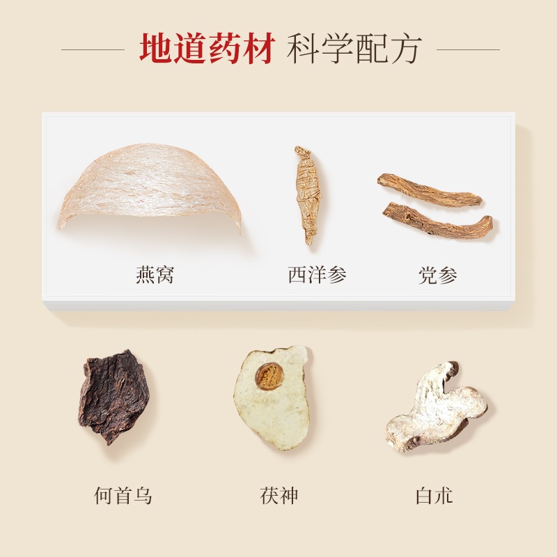 商品Ohta|香港陈老二燕窝滋阴丸安神助眠改善睡眠祛痘淡斑补肾养发养颜26包,价格¥504,第6张图片详细描述