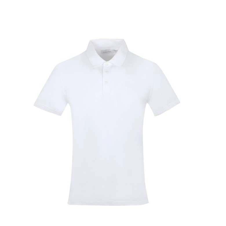 商品[国内直发] Calvin Klein|CALVIN KLEIN 白色男士POLO衫 40HM281-540,价格¥398,第1张图片详细描述