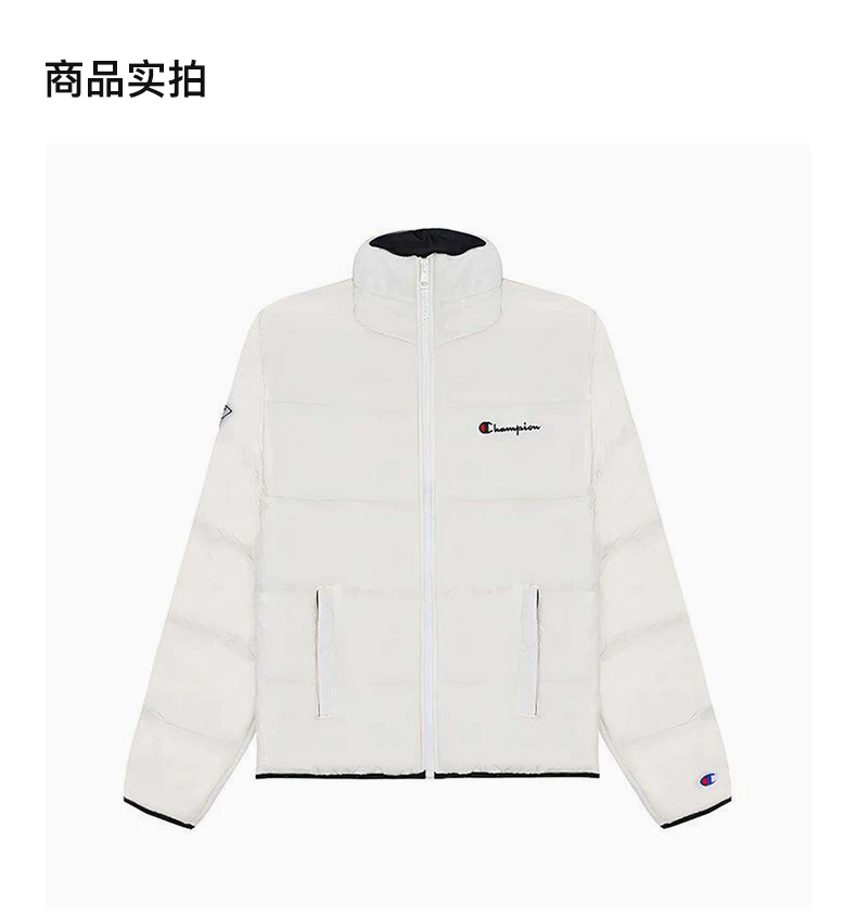 商品[国内直发] CHAMPION|CHAMPION 白色女士棉服 J4669-586UHA-NTC,价格¥426,第4张图片详细描述