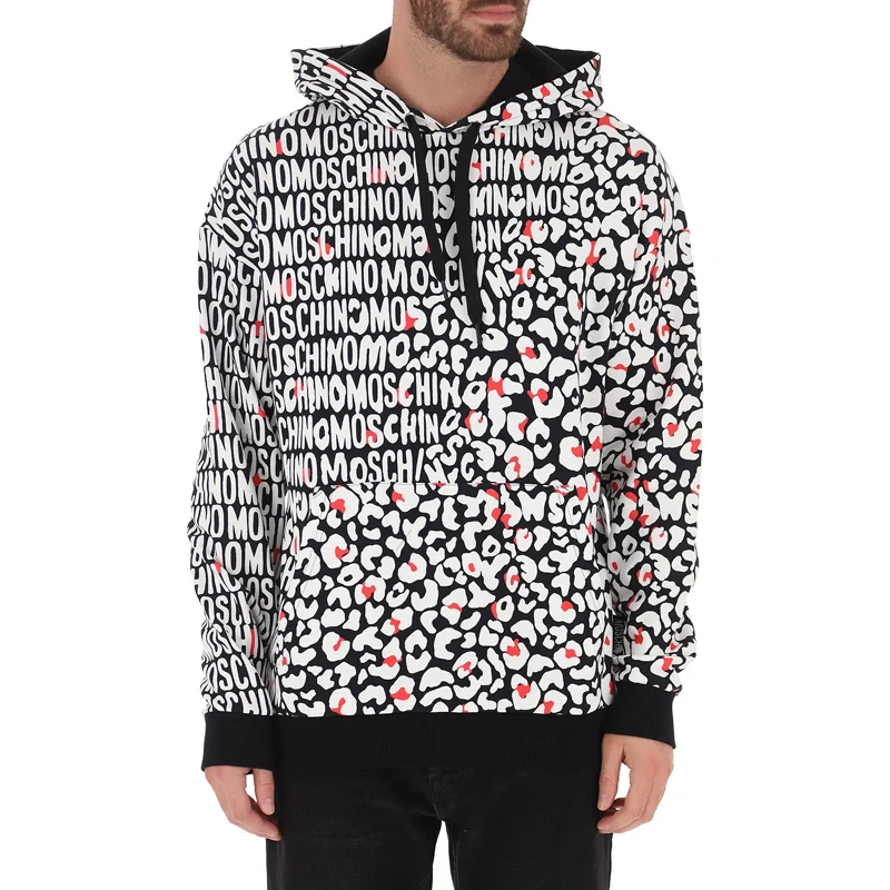 商品Moschino|MOSCHINO 印花男士卫衣/帽衫 A1710-8105-5118,价格¥2852,第5张图片详细描述