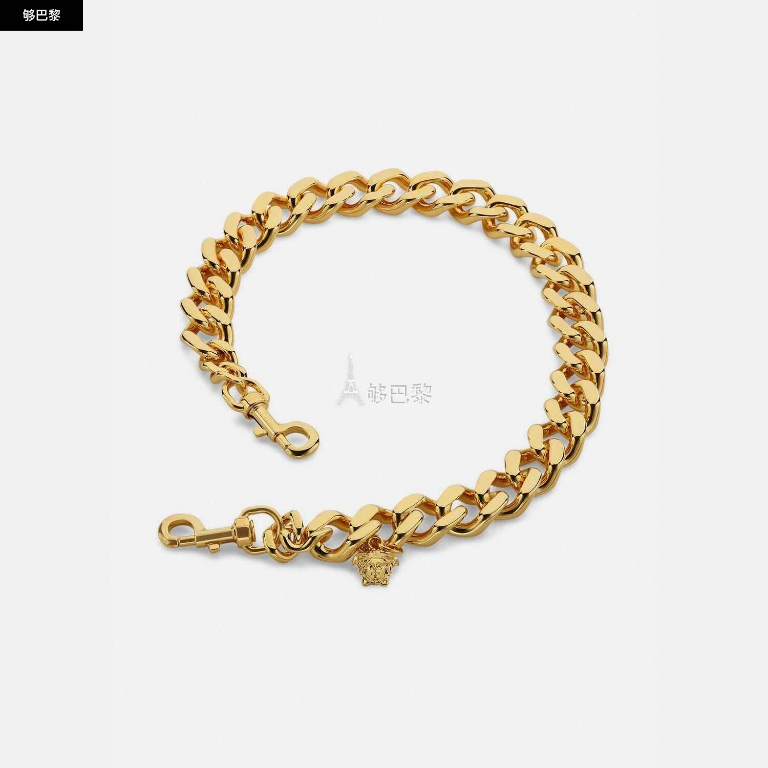 商品Versace|【预售】 范思哲 25春夏 女士 肩带 La Medusa链式包带 DP3I149-D3ABS_3P000 ,价格¥3232,第3张图片详细描述