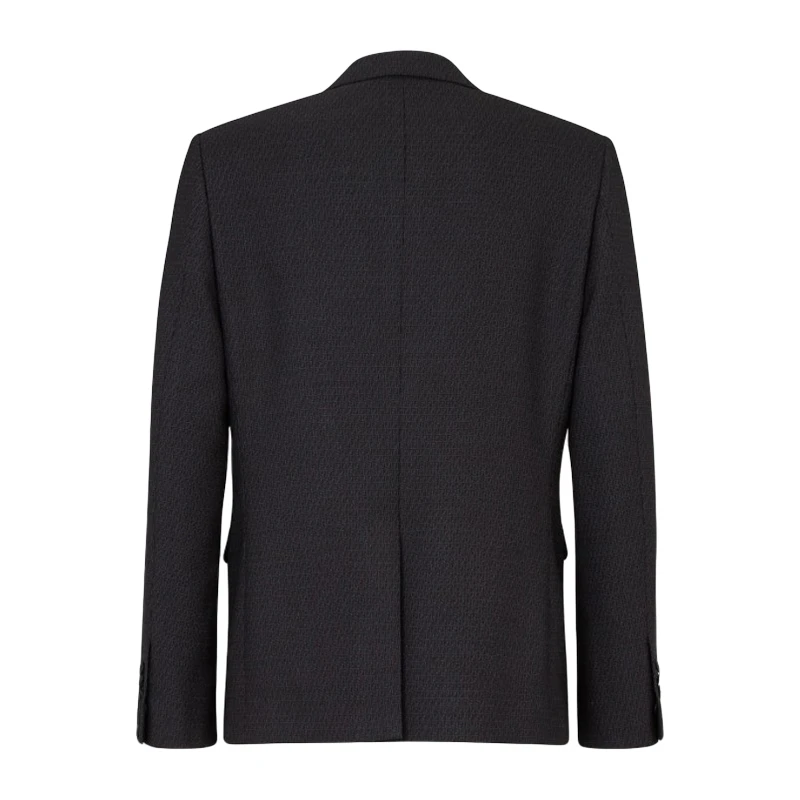 商品[国内直发] Fendi|FENDI 男黑色 / 深灰色男士外套 FJ0853_AHBV_F09WY,价格¥12510,第2张图片详细描述