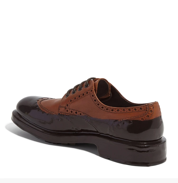 商品[国内直发] Salvatore Ferragamo|SALVATORE FERRAGAMO 男士黑色牛皮和硅胶系带正装鞋 02-C071-725443,价格¥4723,第6张图片详细描述