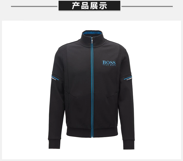 商品Hugo Boss|HUGO BOSS 黑色男士夹克 SKAZ-50387136-001,价格¥1052,第3张图片详细描述