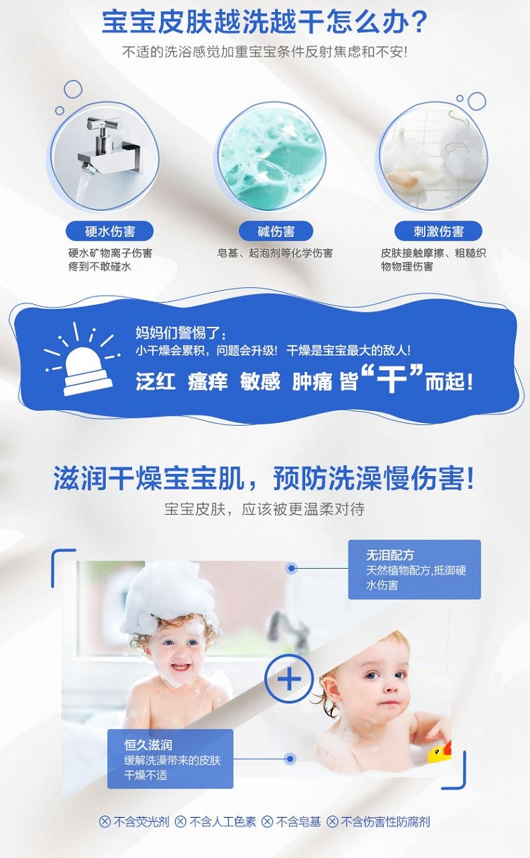 商品Mustela|Mustela妙思乐宝宝滋养洗发沐浴露300ml,价格¥145,第3张图片详细描述
