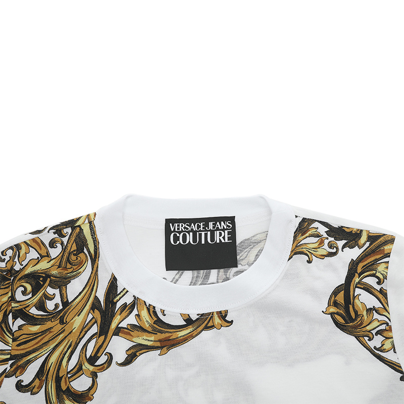 商品Versace|VERSACE JEANS 女白色短袖T恤 72HAH608-JS049-G03,价格¥1158,第4张图片详细描述