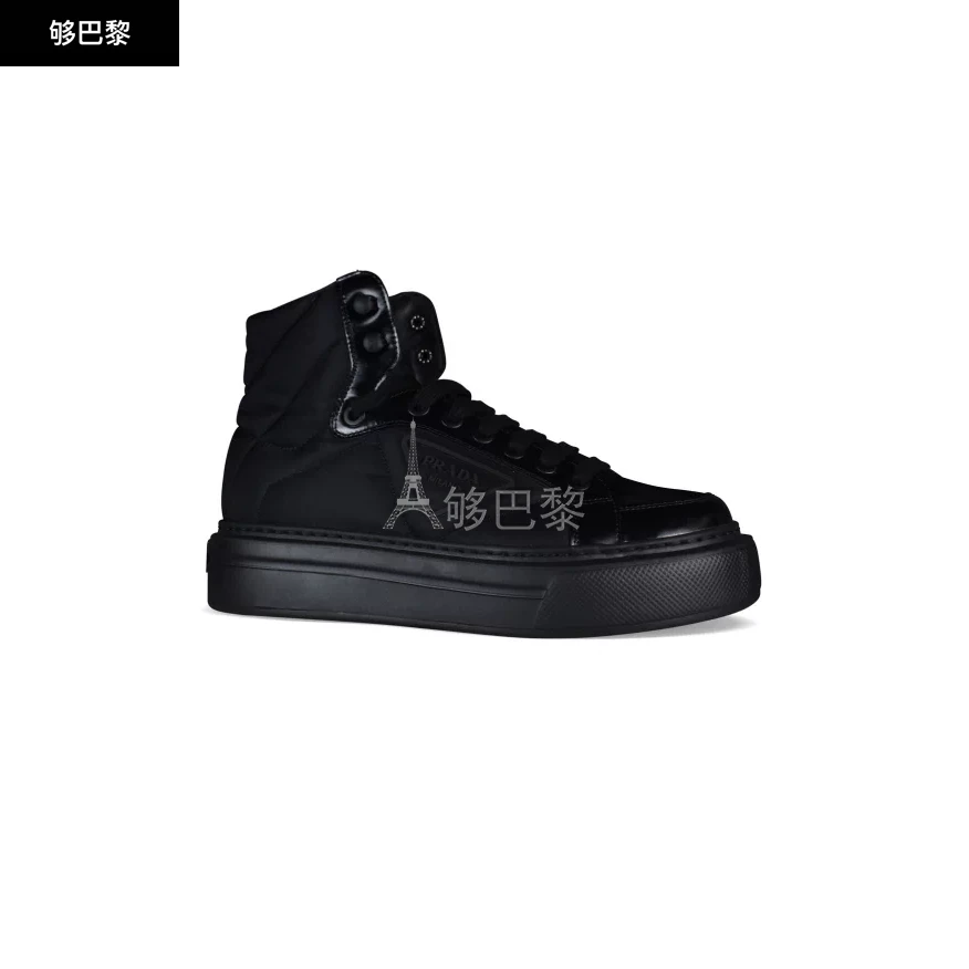 商品Prada|【特惠8.7折】【预售】 男士 休闲运动鞋 Re-Nylon Sneakers 6254  2TG183 3LF5 ,价格¥6968,第3张图片详细描述