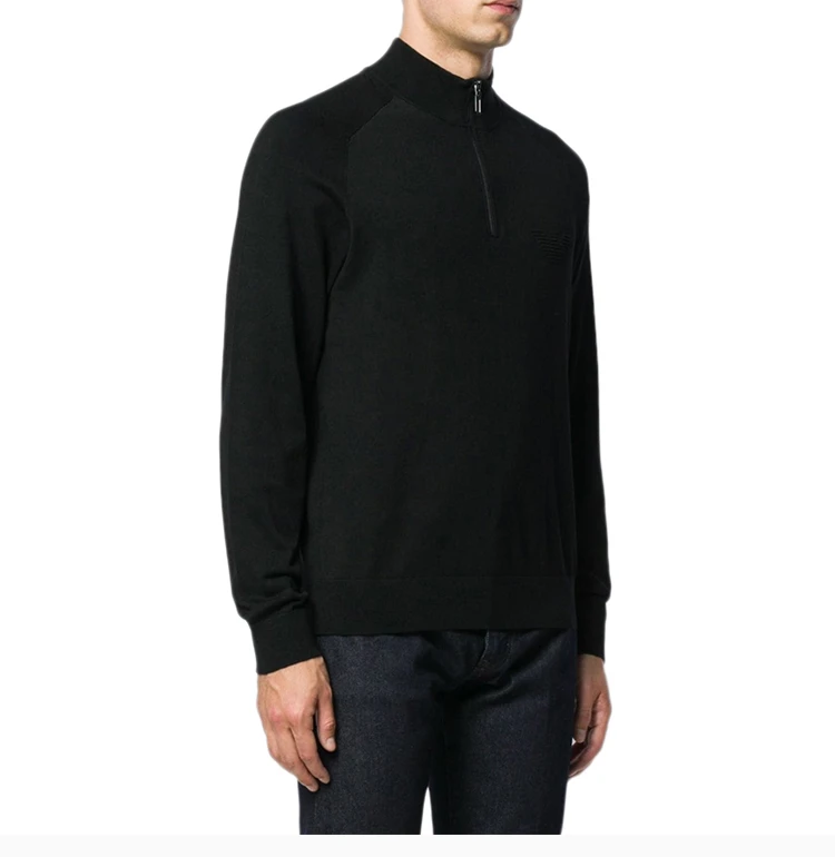 商品Emporio Armani|Emporio Armani 安普里奥 阿玛尼 男士标志印花套头衫 6G1MZ5-MYWZ-0999,价格¥947,第2张图片详细描述