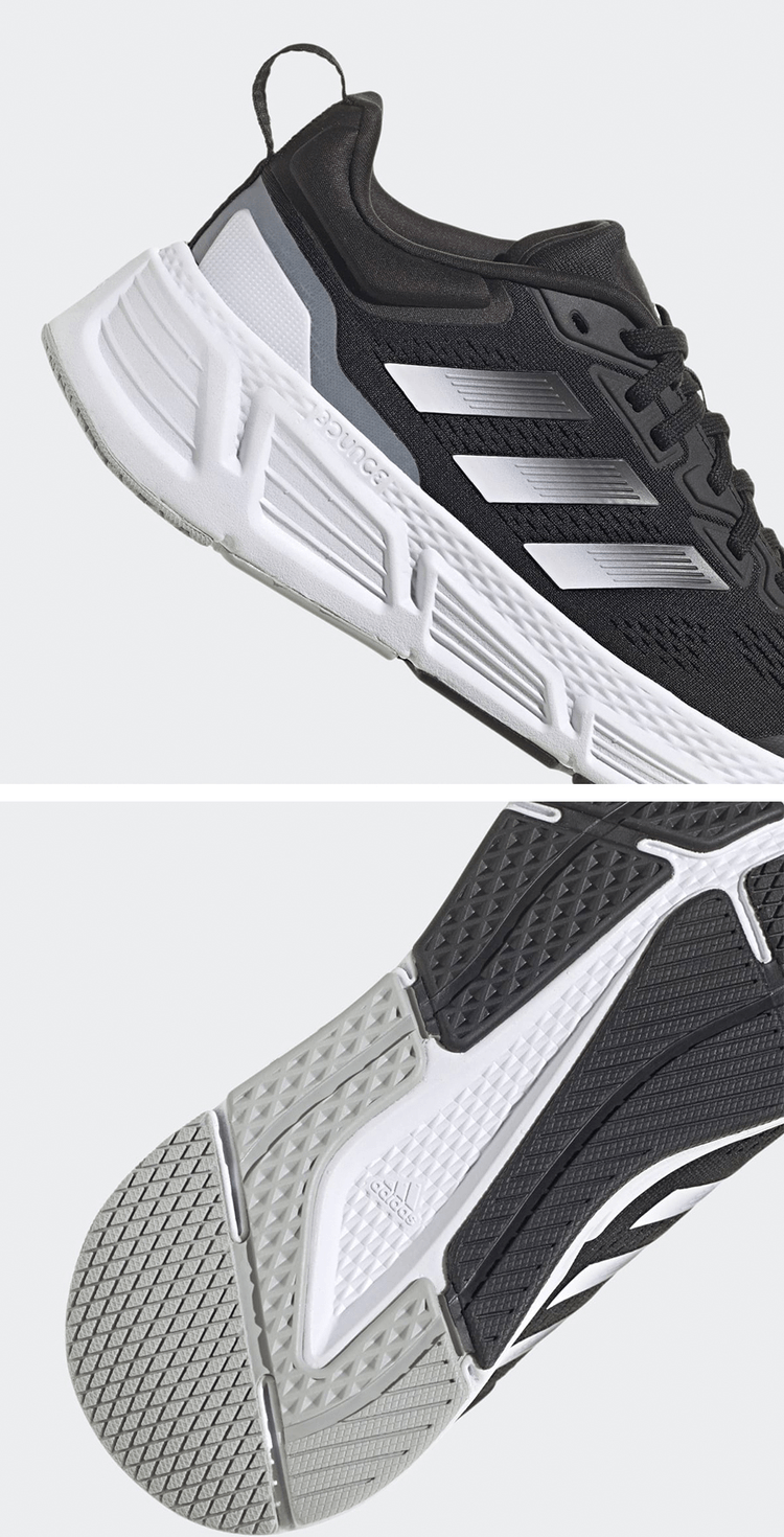 商品Adidas|【Brilliant|包邮包税】阿迪达斯 QUESTAR 女生  训练运动鞋 跑步鞋  GX7162 CBLACK/FTWWHT/GRETWO,价格¥436,第2张图片详细描述