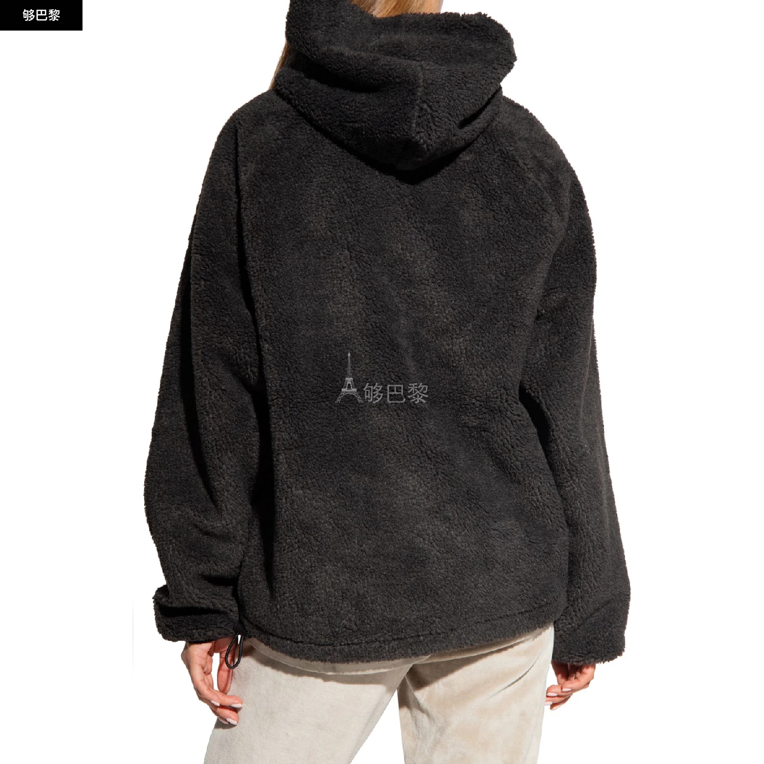 商品Fear of god|【预售】 女士 卫衣 徽标抓绒连帽衫  FGEF8EVVGRY,价格¥1785,第4张图片详细描述