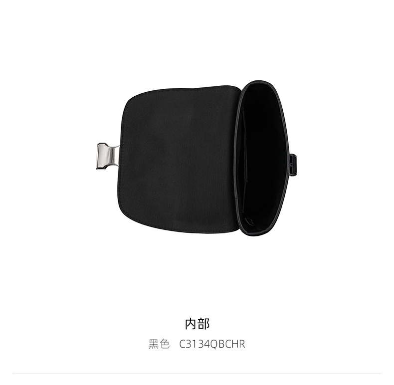 商品Coach|COACH 奥莱款迷你男士PVC配皮单肩斜挎包 C3134QBCHR,价格¥1733,第5张图片详细描述