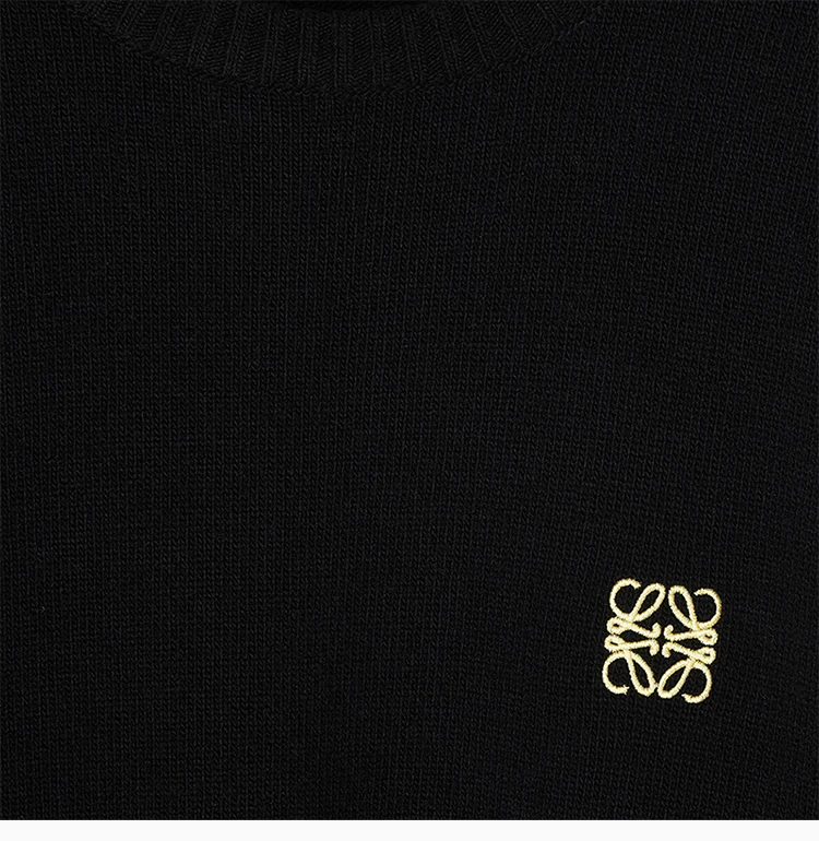 商品Loewe|LOEWE 黑色女士针织衫/毛衣 S3109280SM-1100,价格¥4500,第7张图片详细描述