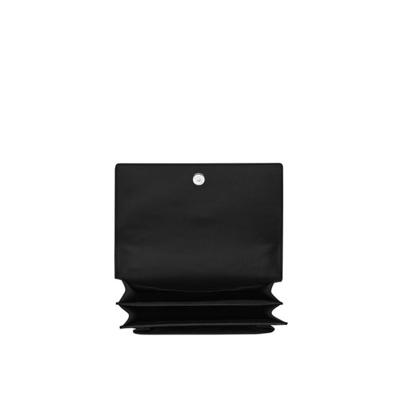商品Yves Saint Laurent|SAINT LAURENT PARIS/圣罗兰  新款 女士SUNSET中号小牛皮 银扣 斜挎单肩包,价格¥16494,第4张图片详细描述
