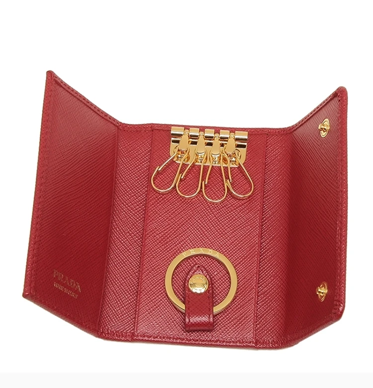 商品Prada|PRADA 红色女士钥匙包 1PG004-QWA-F068Z,价格¥2190,第9张图片详细描述