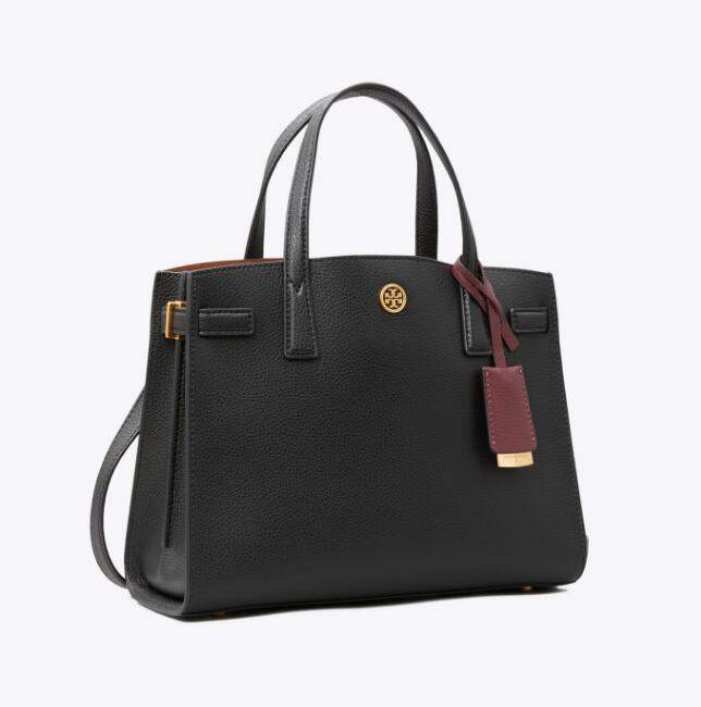 商品[国内直发] Tory Burch|汤丽柏琦 TB女包 奢侈品Walker黑色皮质简约气质手提单肩斜挎包 73625-001,价格¥3167,第3张图片详细描述