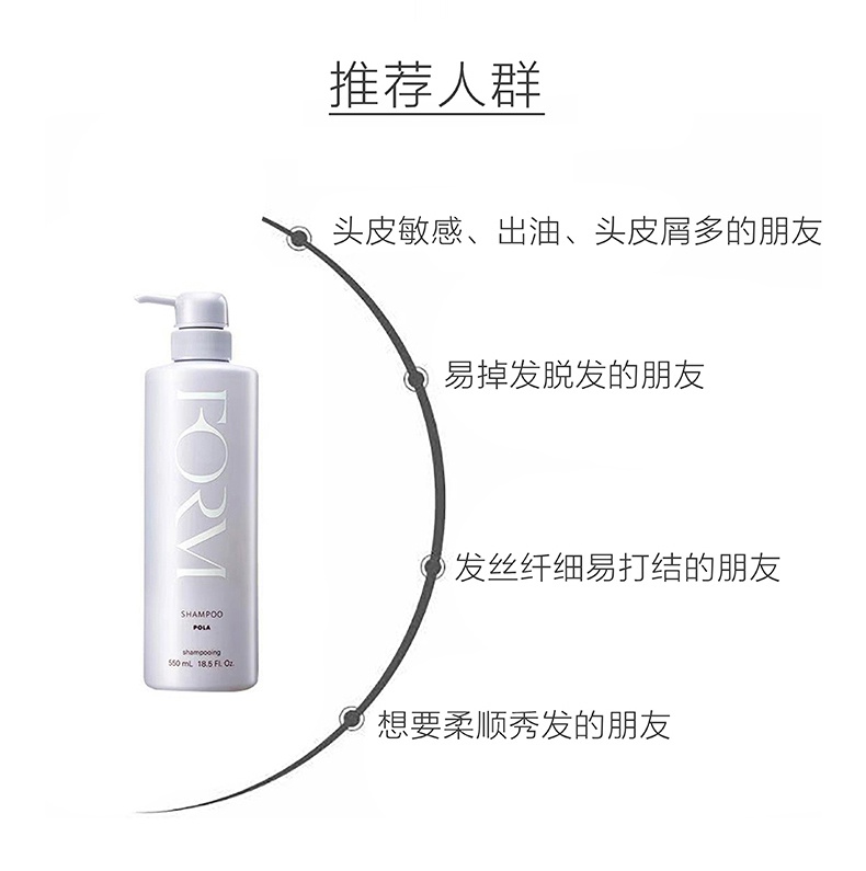 商品POLA|POLA宝丽馥美修护洗护套装洗发水550ml+护发素充盈型540ml,价格¥388,第5张图片详细描述