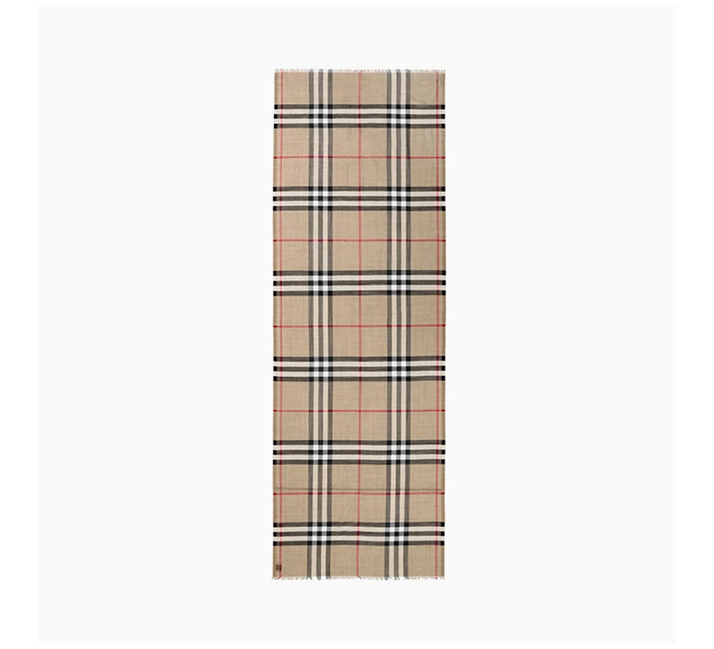 商品Burberry|BURBERRY 格纹女士围巾 8018468,价格¥2273,第5张图片详细描述