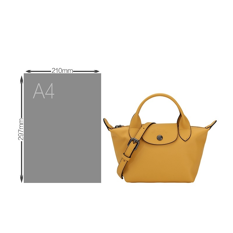 商品[国内直发] Longchamp|珑骧女包饺子包LePliage Xtra 17 新款迷你皮质手提单肩斜挎包L1500 987,价格¥3366,第14张图片详细描述