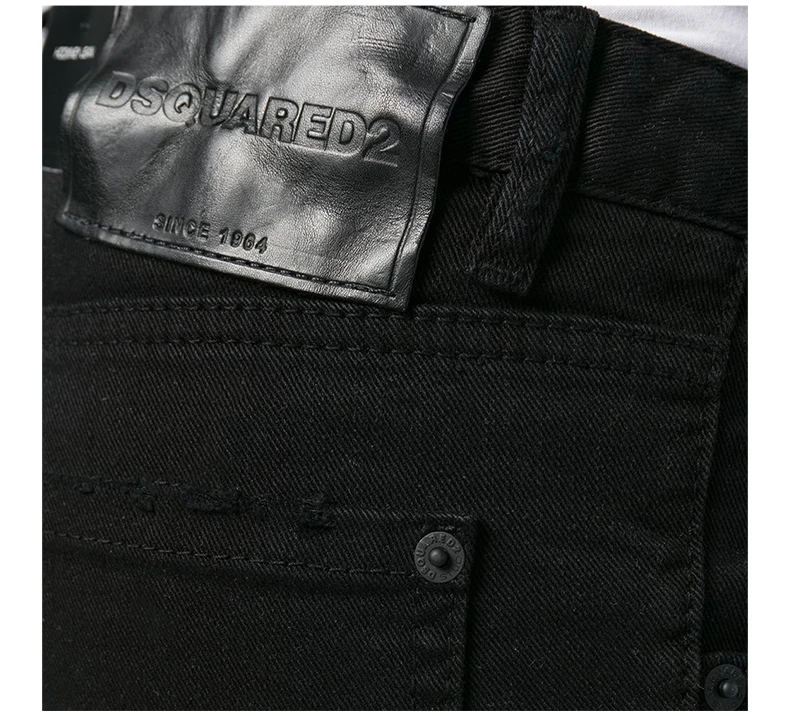 商品[国内直发] DSQUARED2|Dsquared2 D二次方 黑色牛仔布女装牛仔褲 S72LB0143-S39781-900,价格¥2640,第8张图片详细描述