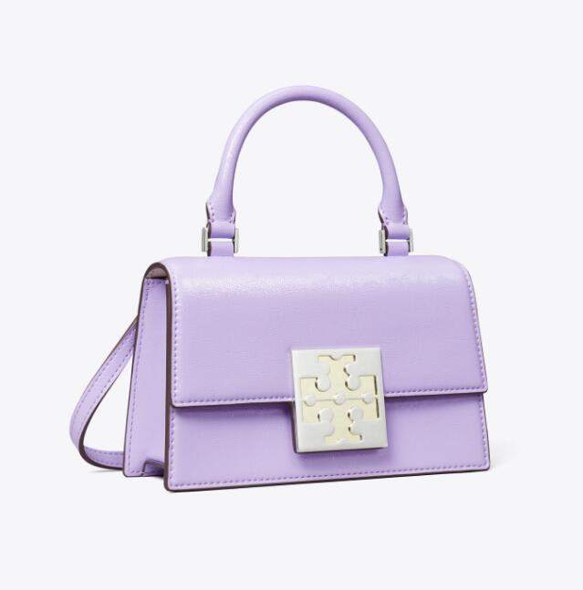 商品Tory Burch|汤丽伯奇女士BON BON 迷你皮革手提包斜挎包（香港仓发货）,价格¥2775,第7张图片详细描述