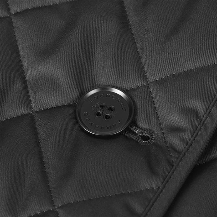 商品Burberry|【现货】博柏利 23年早春新款 Frankby系列 女士黑色聚酯纤维面料绗缝夹克棉服80530451,价格¥3458,第5张图片详细描述