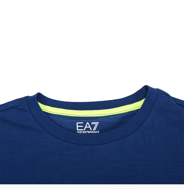 商品Emporio Armani|Emporio Armani 安普里奥 阿玛尼 男士深蓝色短袖T恤 3ZPT14-PJJ6Z-1570,价格¥396,第8张图片详细描述