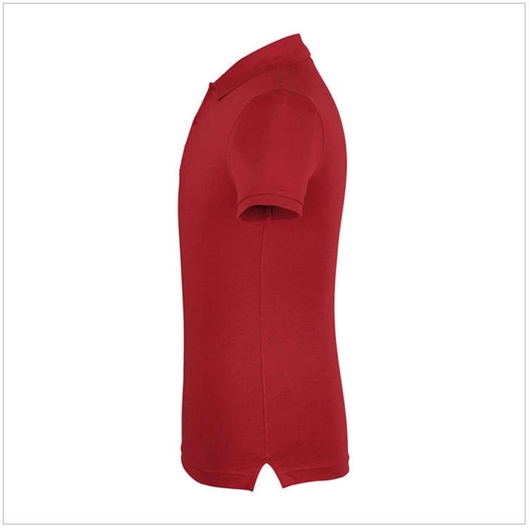商品Burberry|Burberry 博柏利 男士红色纯棉POLO衫 3904560,价格¥654,第5张图片详细描述