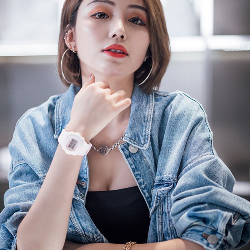 商品[国内直发] Casio|卡西欧手表BABY-G全新纯液晶显示表款 防震 200米防水 电子荧光照明 世界时间（48个城市）间歇响报 约3年电池寿命 全自动日历功能,价格¥458,第2张图片详细描述