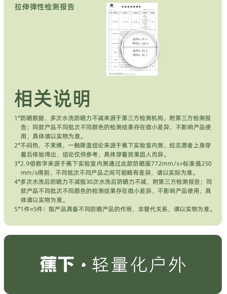 商品[国内直发] Beneunder|蕉下防晒衣女春夏户外专业防晒UPF50+防紫外线透气拉链连帽防晒服,价格¥212,第25张图片详细描述