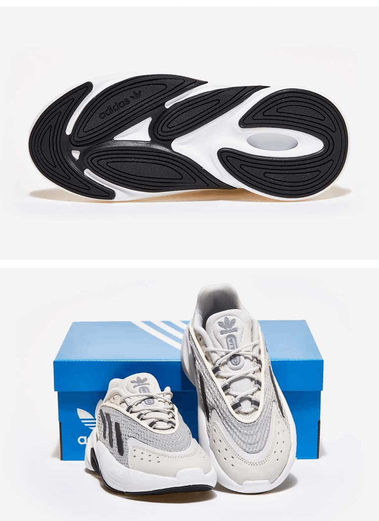 商品Adidas|【Brilliant|包邮包税】阿迪达斯 OZELIA  运动鞋 SNEAKERS  GZ4881 GRETWO/IRONMT/OWHITE,价格¥347,第3张图片详细描述