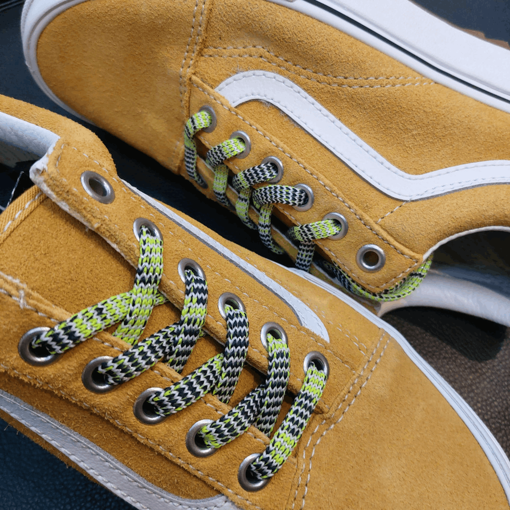 商品Vans|【韩国直邮|包邮包税】万斯 Old Skool Stacked #Multi Lace #男女通用鞋 #golden yellow/true white (VN0A4U159XW),价格¥421,第5张图片详细描述