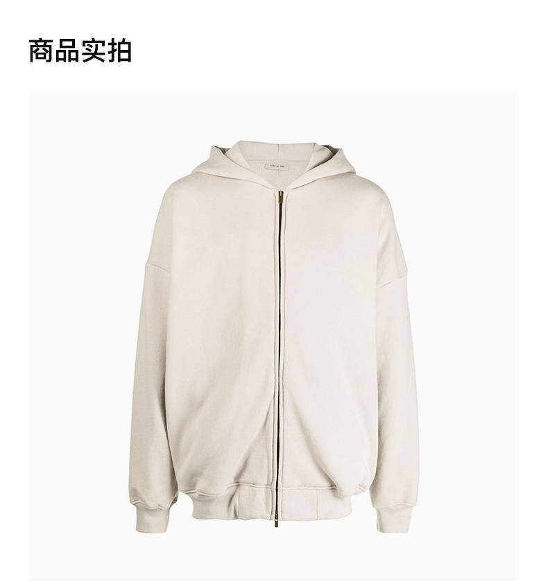 商品Fear of god|FEAR OF GOD 卡其色男士卫衣/帽衫 FGE50025FLC-024,价格¥7619,第4张图片详细描述