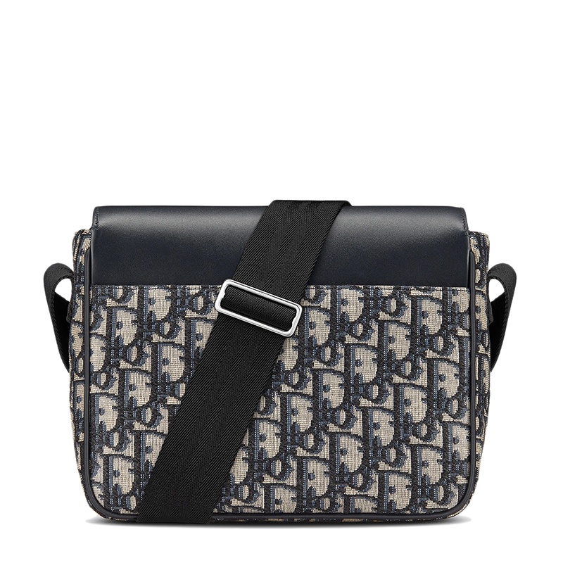 商品Dior|DIOR/迪奥 21年春夏款MESSENGER 儿童Oblique帆布配小牛皮翻盖单肩斜挎邮差包,价格¥14450,第6张图片详细描述