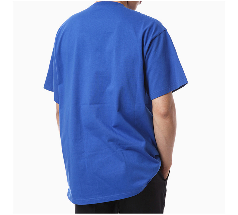 商品Balenciaga|Balenciaga 巴黎世家 男士蓝色短袖T恤 556150-TBV43-8077,价格¥1641,第9张图片详细描述
