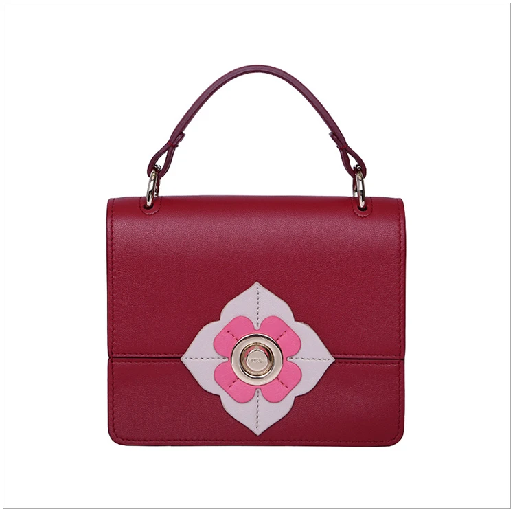 商品[国内直发] Furla|Furla 芙拉 女士时尚手提红色牛皮单肩包 920749,价格¥869,第3张图片详细描述