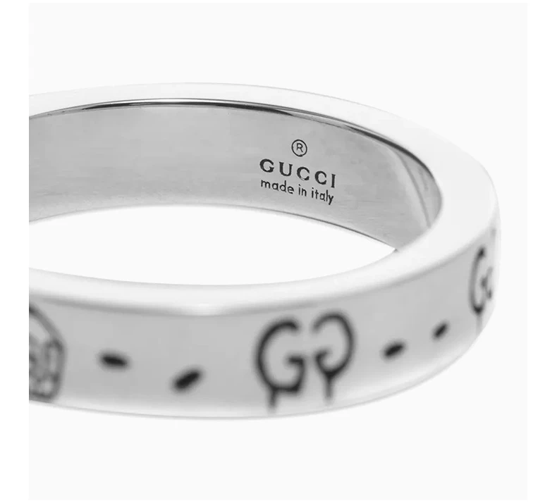 商品Gucci|GUCCI 银色女士戒指 YBC477932001,价格¥1431,第4张图片详细描述