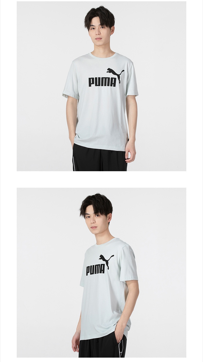 商品[国内直发] Puma|ESS Logo Tee (s)男士运动休闲短袖T恤,价格¥116,第4张图片详细描述