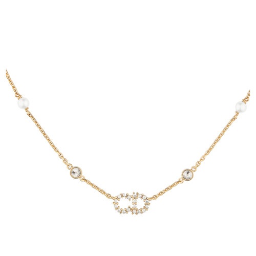 商品Dior|DIOR/迪奥 经典款 CLAIR D LUNE水晶树脂圆珠镀金项链 N1033CDLCY_D301,价格¥3793,第3张图片详细描述
