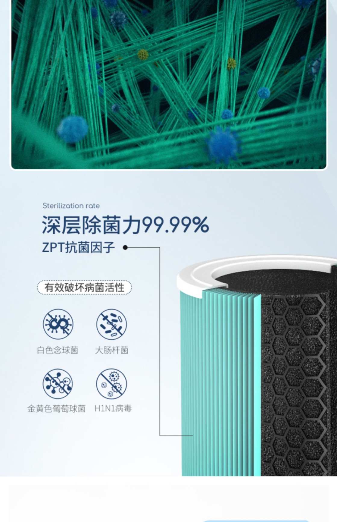 商品[国内直发] Morphy Richards|空气净化器MR3500家用去除甲醛吸烟除烟消毒机卧室宠物净化机,价格¥207,第15张图片详细描述