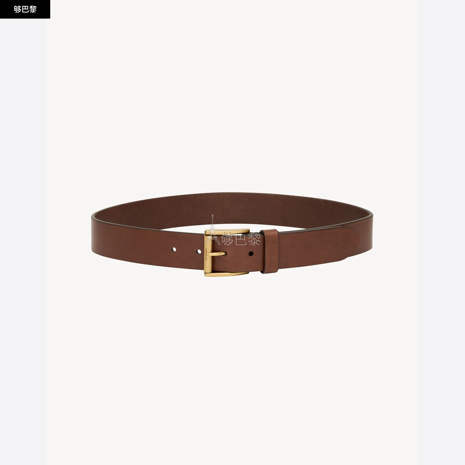 商品Yves Saint Laurent|【预售】 YSL圣罗兰 25秋冬 女士 腰带 CEINTURE BOUCLE MOTORCYCLE EN CUIR 806223AACU52986 ,价格¥4332,第4张图片详细描述