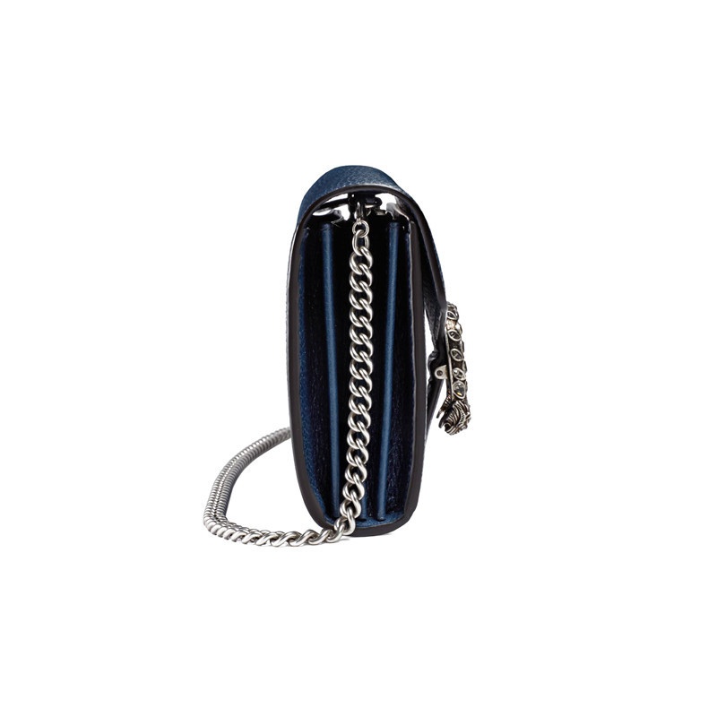商品Gucci|GUCCI/古驰 Dionysus女士迷你黑色皮革WOC单肩包,价格¥11142,第3张图片详细描述