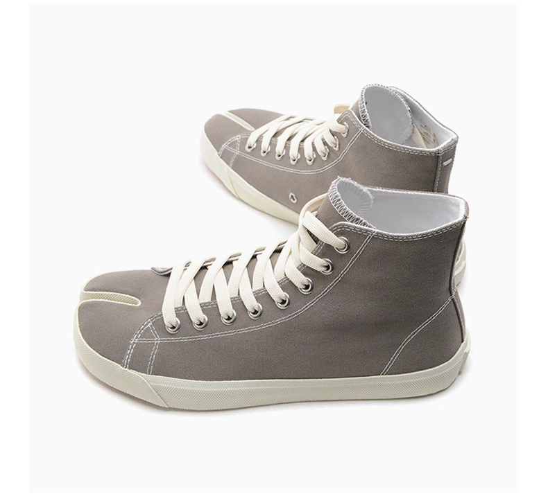 商品MAISON MARGIELA|MAISON MARGIELA 男士灰色帆布高帮运动鞋 S57WS0253-P1875T-8033,价格¥1587,第8张图片详细描述