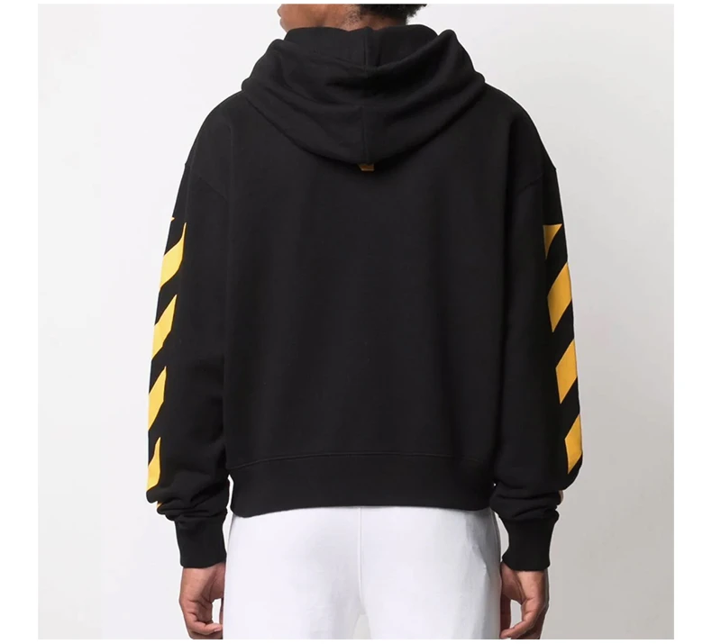 商品Off-White|OFF WHITE 黑色男士卫衣/帽衫 OMBB037F21FLE011-1084,价格¥2908,第6张图片详细描述