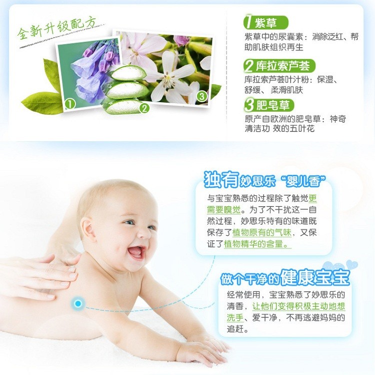 商品Mustela|Mustela妙思乐幼婴儿童无皂基免洗洁肤露300ml-500ml,价格¥151,第5张图片详细描述