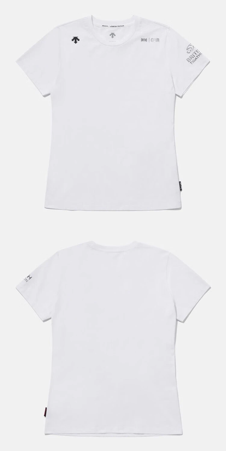 商品DESCENTE|【享贝家】（国内现货-QD）迪桑特 运动休闲圆领短袖T恤 黑色 SP223ITS42,价格¥348,第3张图片详细描述