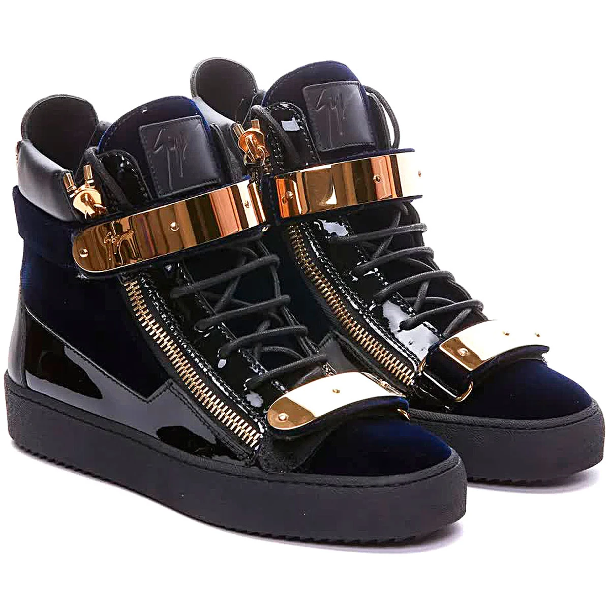 商品Giuseppe Zanotti|GIUSEPPE ZANOTTI 黑色女士踝靴 RW70024-NAVY,价格¥1905,第1张图片详细描述