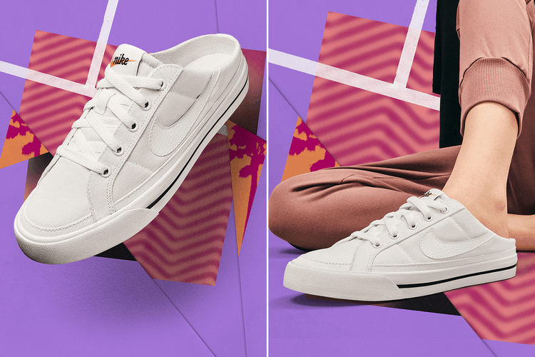 商品NIKE|【韩国直邮|包邮包税】耐克WMNS NIKE COURT LEGACY MULE  运动鞋 无带 半拖  DB3970 100,价格¥338,第2张图片详细描述