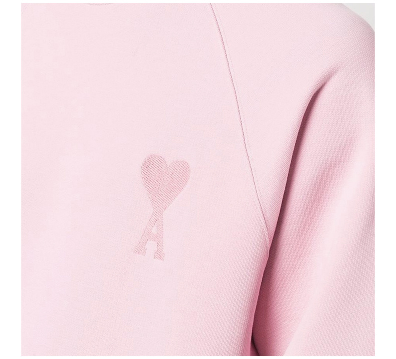 商品AMI|AMI 男士粉色棉质卫衣 USW002-747-655,价格¥2027,第10张图片详细描述
