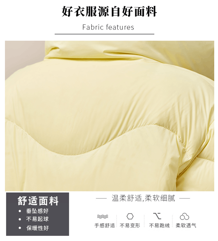 商品[国内直发] ROBINHOOD|罗宾汉立领轻薄时尚羽绒服-R228Y5419-绿色,价格¥281,第3张图片详细描述