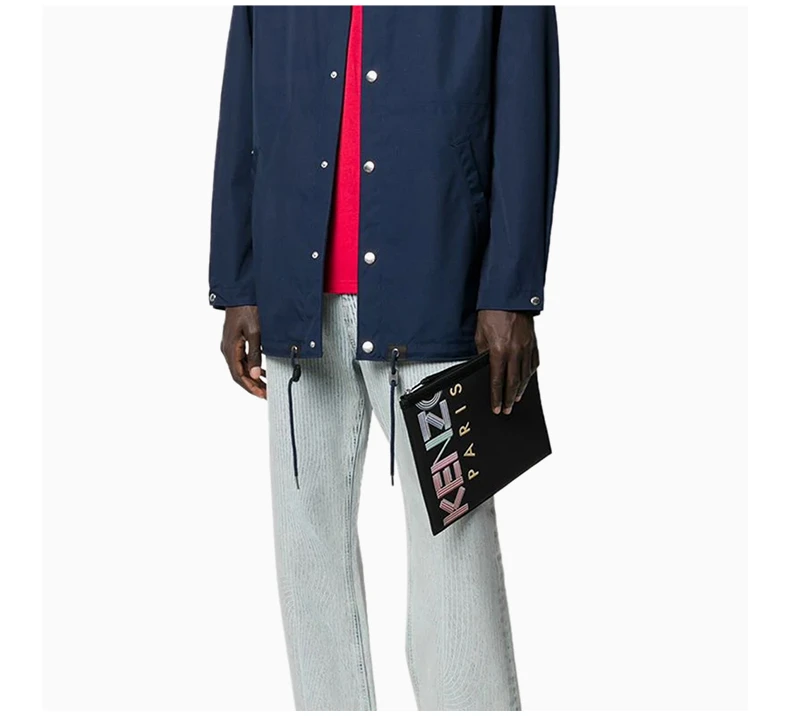 商品[国内直发] Kenzo|KENZO 黑色男士手拿包 FA55PM202F26-99,价格¥1040,第8张图片详细描述